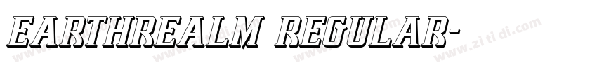 Earthrealm Regular字体转换